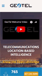 Mobile Screenshot of geo-tel.com